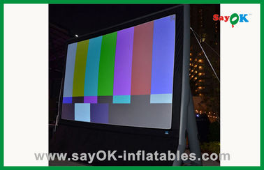 Açık Taşınabilir Şişme Film Ekranı, Özel PVC Şişme Projeksiyon Ekranı