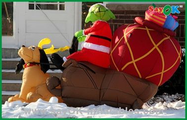 Bir Köpek, Oxford Kumaş veya PVC ile Promosyon Şişme Noel Dekorasyon