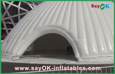 Ticari Beyaz Taşınabilir LED Disko Işığı Şişme Igloo Çadırı Mobil Gece Kulübü Çadırı Şişme Gece Kulübü