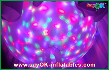 Tatil için Renkli LED Denizanası Şişme Aydınlatma Dekorasyon