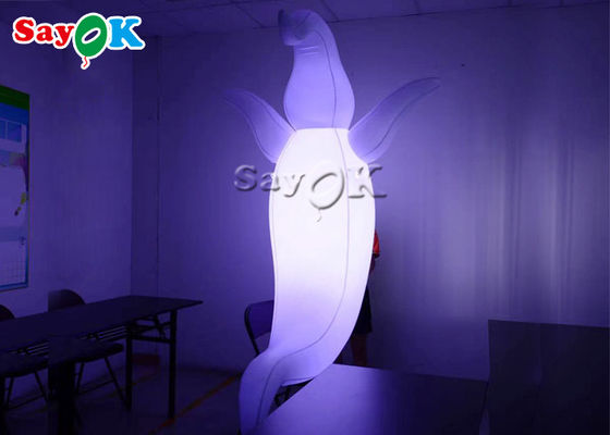 Geçit Töreni Süslemeleri için 1.5m 5ft Dış Mekan Dekoratif Şişme LED Hayalet Modeli