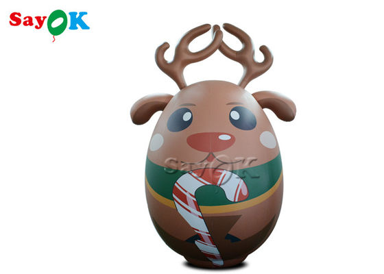 10ft Noel Dekorasyonu Açık Hava Şişme Elk Wapiti Geyik Maskot Karikatür