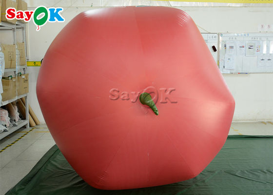 Kiralık İş için 2m Dev Kırmızı Meyve Şişme Elma Balon Modeli