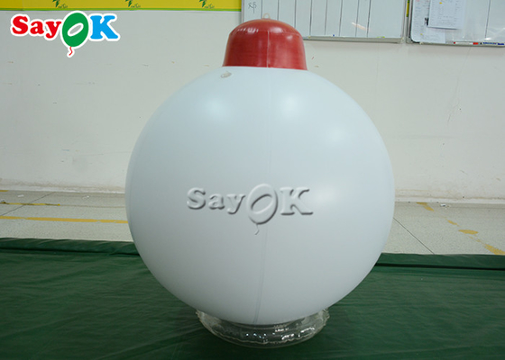 Etkinlik Reklamcılığı için 1.5m 5ft Beyaz Balon Şişme Tatil Süslemeleri