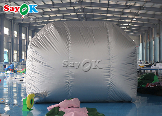 Açık hava şişme çadır Gri Hava geçirmez şişme hava çadırı Blow Up Spray Booth Araba boyama