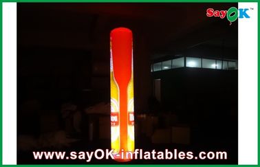 Reklam LED Şişme Pillar, Logo Baskı ile Şişme Aydınlatma Sütun Dekorasyon