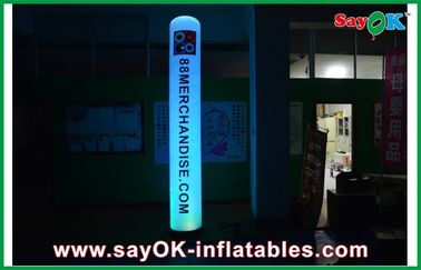 Reklam Logo Baskı ile Reklam Şişme Aydınlatma Dekorasyon Sütun Şişme Pillar LED