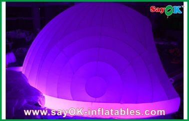 Parti / Sergi Kask Gece Kulübü Partisi Şişme Çadır İçin Yüksek Yırtılma Mukavemeti Şişme Hava Çadırı LED