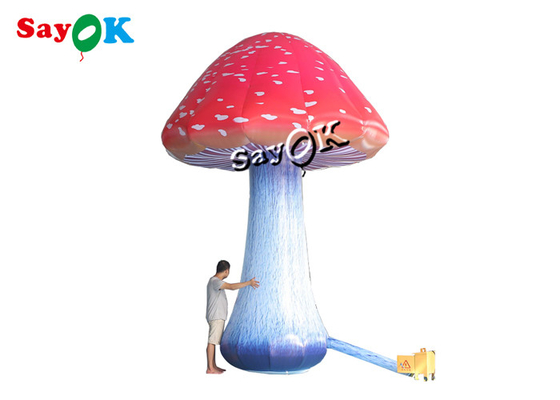 Hava Üfleyici ile 5m 16.5ft Tam Baskı Renkli Şişme Mantar