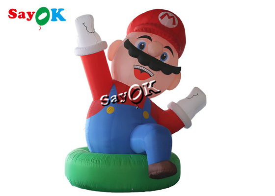 Patlatın Karikatür Karakterleri 4m 13ft Dev Oxford Şişme Super Mario Festival Dekorasyonu için