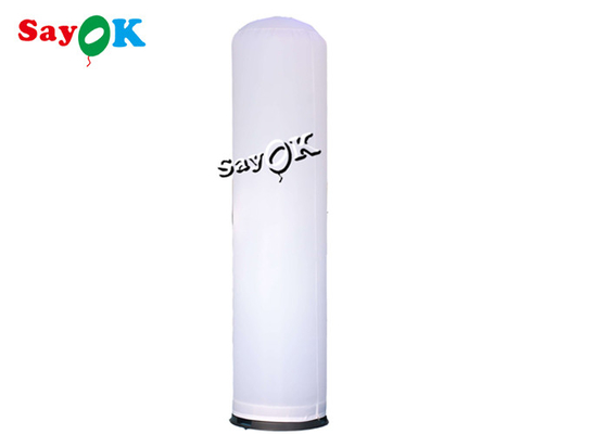 Reklam İçin Özel Beyaz Şişme LED Sütun Sütunu