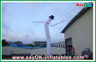 Açık PVC dev hava tüpü şişme dansçı reklam işareti gökyüzü dalgası tebrik dans eden adam
