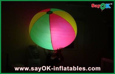 LED Aydınlatma ile 2m Olay Çapı Topu Şişme Aydınlatma Dekorasyon