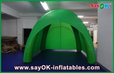 Solar Sun Dome Örtü Çadır Muhafazası Sergisi Yeşil Dev Şişme Hava Çadırı / PVC Tente Kamp Çadırı