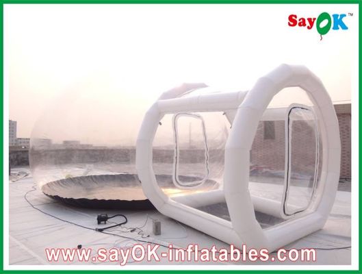 Kupla şişme çadır ticari şişme şeffaf kabarcık kamp çadırımız için