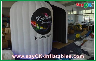 Komik Photo Booth Dikmeler Logo Baskılı Şişme Photo Booth Fotoğraf Çekmek İçin Taşınabilir