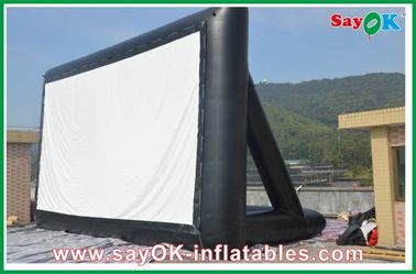 Taşınabilir Dış Mekan Film Ekranı Projeksiyon Bezi Şişme TV Ekranı 6 X 3m CE / SGS Sertifikası
