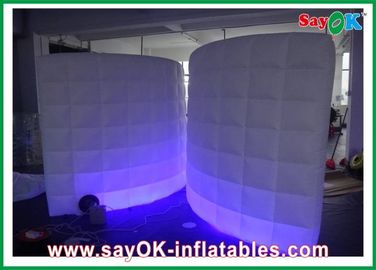 Gösteri / Etkinlik için Led Işıklandırma ile Oxford Kumaşı Şişilebilir Çalışma Duvarı