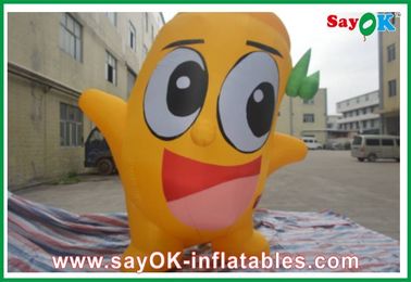 Reklamlar şişme Oxford kumaş şişme çizgi film karakterleri 3M Sarı Spor Oyunları için