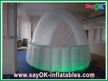 LED Işıklı Gece Kulübü Ekran Çubuğu Reklam Şişme Bar UL Sertifikası Üfleyici PVC L4 X W4 X H3.5m