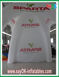 Dışarıya çıkın şişme çadır Logo baskı ile ısıtmalı çadır duman geçirmez şişme çadır kubbe