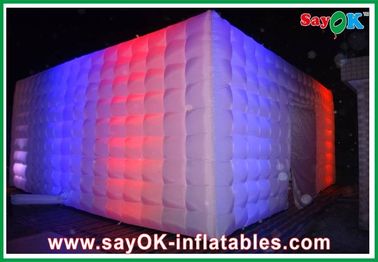 Gece Kulübü Reklam Promosyon Etkinliği İçin Led Işıklı L10 X W10m Şişme Hava Çadırı