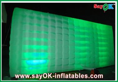 L10 X W10m Led Işıklı Şişme Aile Çadırı Gece Kulübü Reklam Tanıtım Etkinliği