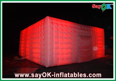 L10 X W10m Led Işıklı Şişme Aile Çadırı Gece Kulübü Reklam Tanıtım Etkinliği