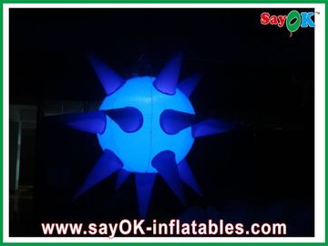 Etkinlikler ve Disko İçin Renkli Işıklar ile LED Dekorasyon Şişme Deniz Kestanesi Başak Topu Modeli