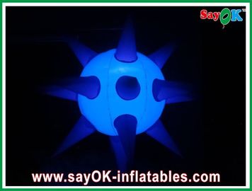 Etkinlikler ve Disko İçin Renkli Işıklar ile LED Dekorasyon Şişme Deniz Kestanesi Başak Topu Modeli