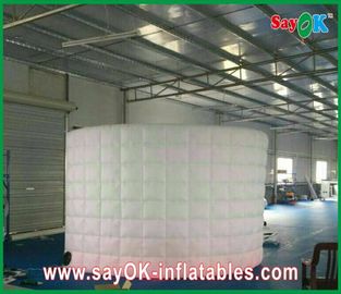Üfletilebilir Duvar LED Işık Eğri Duvar L3 X W1.5 X H2m Blower ile Üfletilebilir Çalışma Çadırı