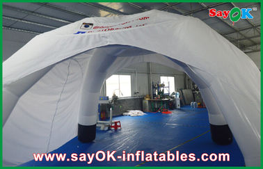 Şişme Igloo Açık Hava Eğlence Partisi Hava geçirmez Şişme Kubbe Çadırı Reklam İçin Dörtgen / Altgen PVC