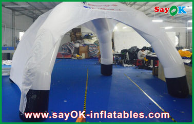 Şişme Igloo Açık Hava Eğlence Partisi Hava geçirmez Şişme Kubbe Çadırı Reklam İçin Dörtgen / Altgen PVC