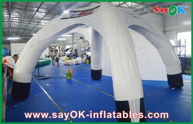 Reklam için Açık Hava Eğlence Partisi Hava Sıkı Şişme Dome Çadır Dörtgen / Altıgen PVC