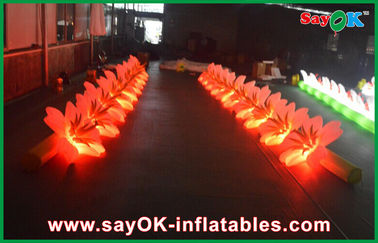 Olay Naylon Kumaş İçin Uzun Şişme Aydınlatma Dekorasyon LED Çiçek Zinciri
