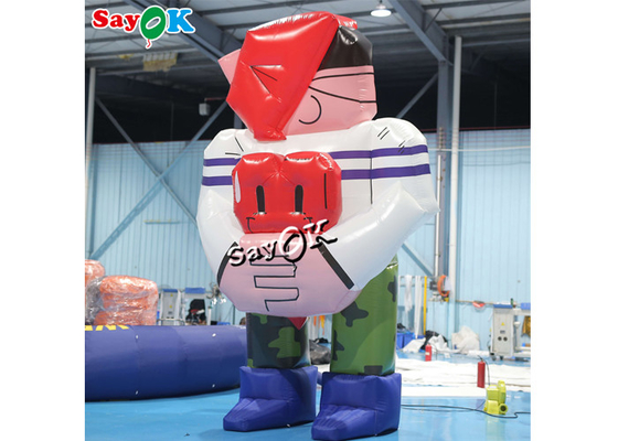 Şişkin Reklam Balonları 4.5m İç ve Dış Dekorasyon için Dev Şişkin Maskot Modeli