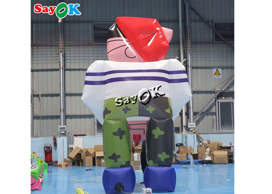 Şişkin Reklam Balonları 4.5m İç ve Dış Dekorasyon için Dev Şişkin Maskot Modeli