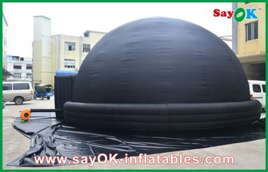 Blower SGS ROHS ile Çap 5m Siyah Şişme Projeksiyon Planetarium