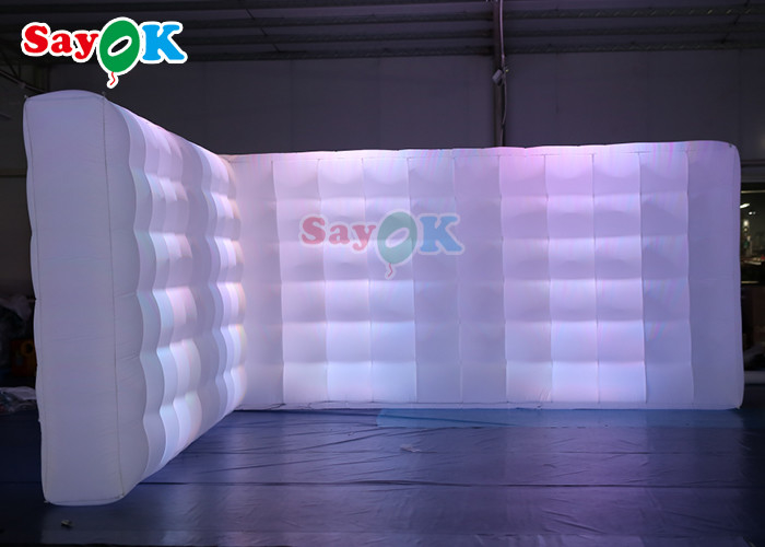 Oxord Kumaş Şişme Fotoğraf Çadırı Arkaplan Led Duvar Işığı Renkli Şişme Led Duvar