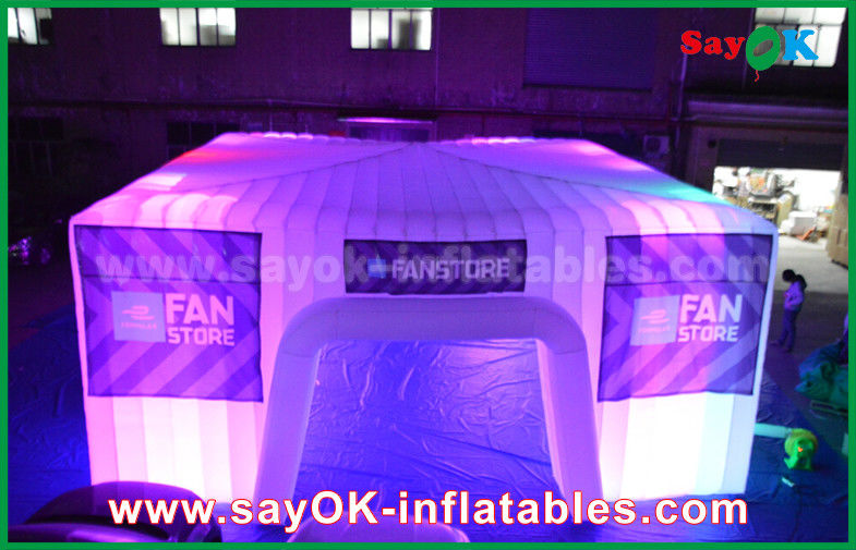 Açık Havada Şişme Çadır Kamp İçin Şişme Hava Çadırı, Dev Kabarcık Led Parti Çadırı