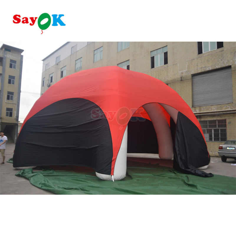 Büyük Kamp Yüklü Gazebo Marquee Çadırı Ticaret Açık Hava Yüklü Igloo Marquee Kubbe Örümcek Çadırı