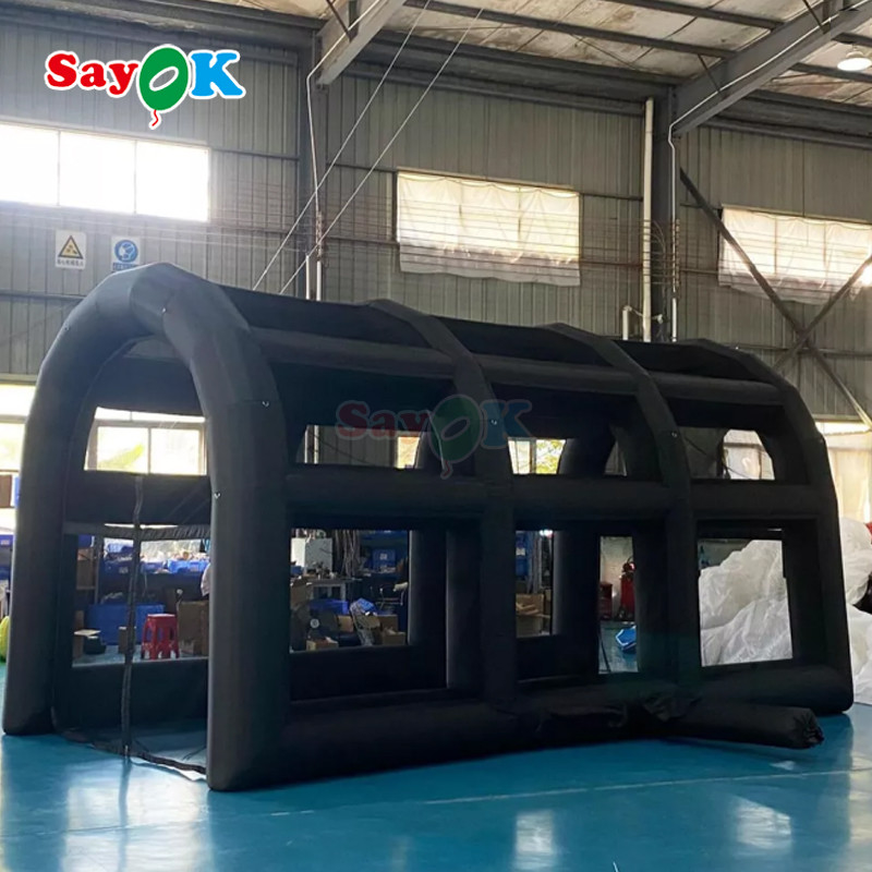 Büyük şişme spor çadırı, spor için açık hava şişme tenis sahası çadırı