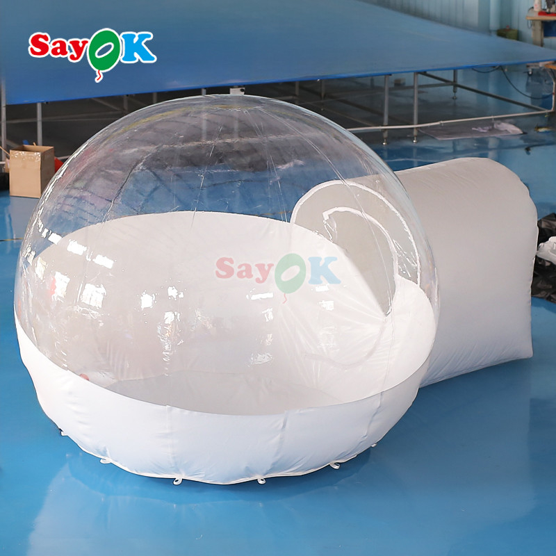 Açık Hava için Taşınabilir Kamp Şişme Balon Ev Balon Yıldızlı Gökyüzü Evi