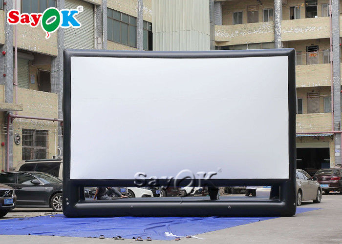 Reklam Ekranı İçin Hava Geçirmez Şişme Film Projektör Ekranı Dışında Şişme Büyük Ekran