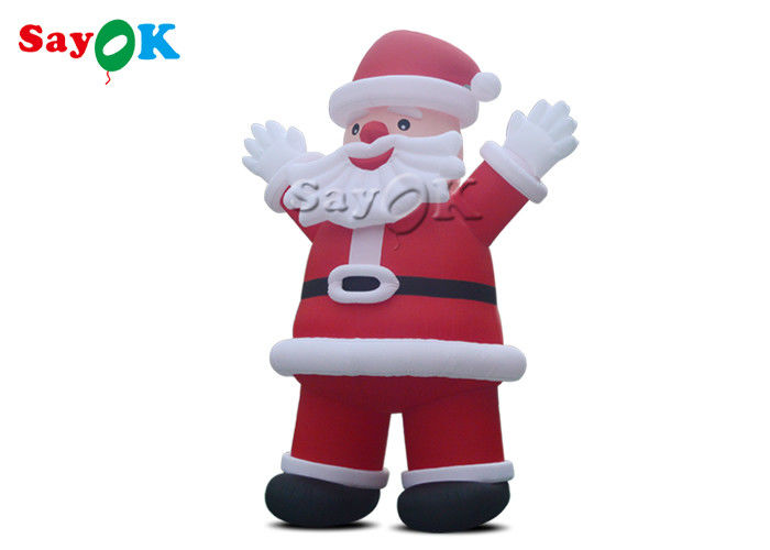 Oxford Kumaş Reklamı Şişme Noel Baba Dekorasyonu Doğum Günü Partileri İçin Karikatür Karakterleri