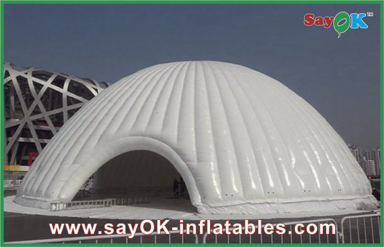 Ticari Beyaz Taşınabilir LED Disko Işığı Şişme Igloo Çadırı Mobil Gece Kulübü Çadırı Şişme Gece Kulübü