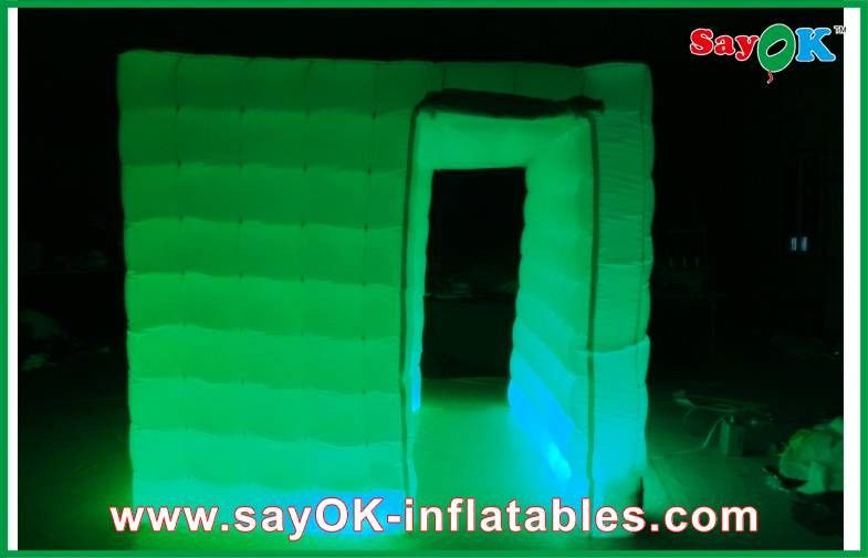 Şişme Fotoğraf Stüdyosu Şişme Küp Fotoğraf Kabini, Şişme Mobil Led Işık Fotoğraf Kabini Kiosk