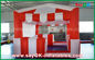 Red And White 210 D Oxford Cloth Inflatable Bounce For Children