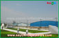 Giant 10m Inflatable Football Field , Portable Inflatable Soccer Field With PVC Material