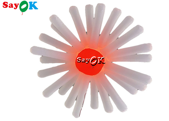LED Işıklı Dev Şişme Asılı Çiçek Çok Renkli Düğün Dekorasyonu